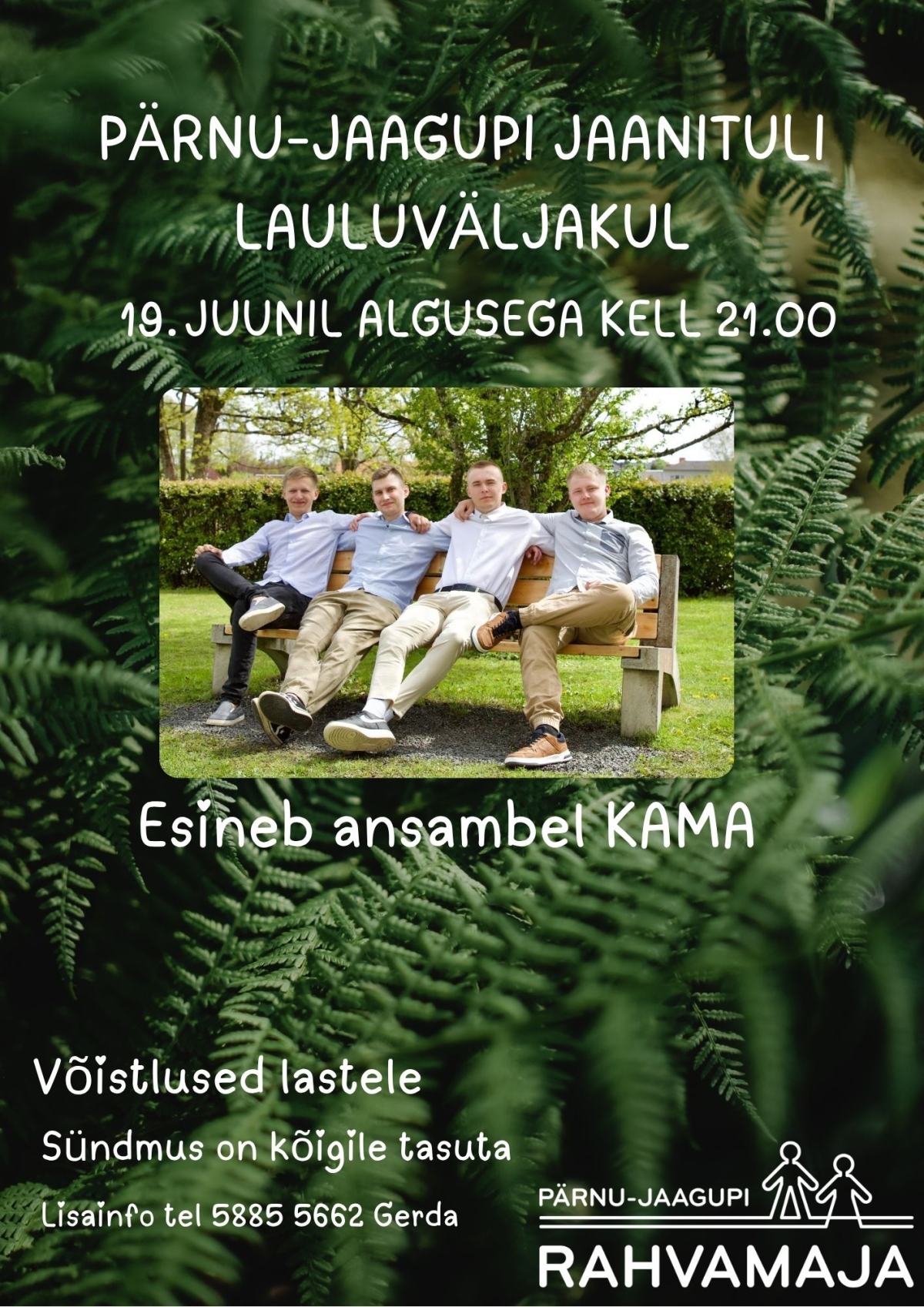 Pildil on Pärnu-Jaagupi jaanitule plakat.