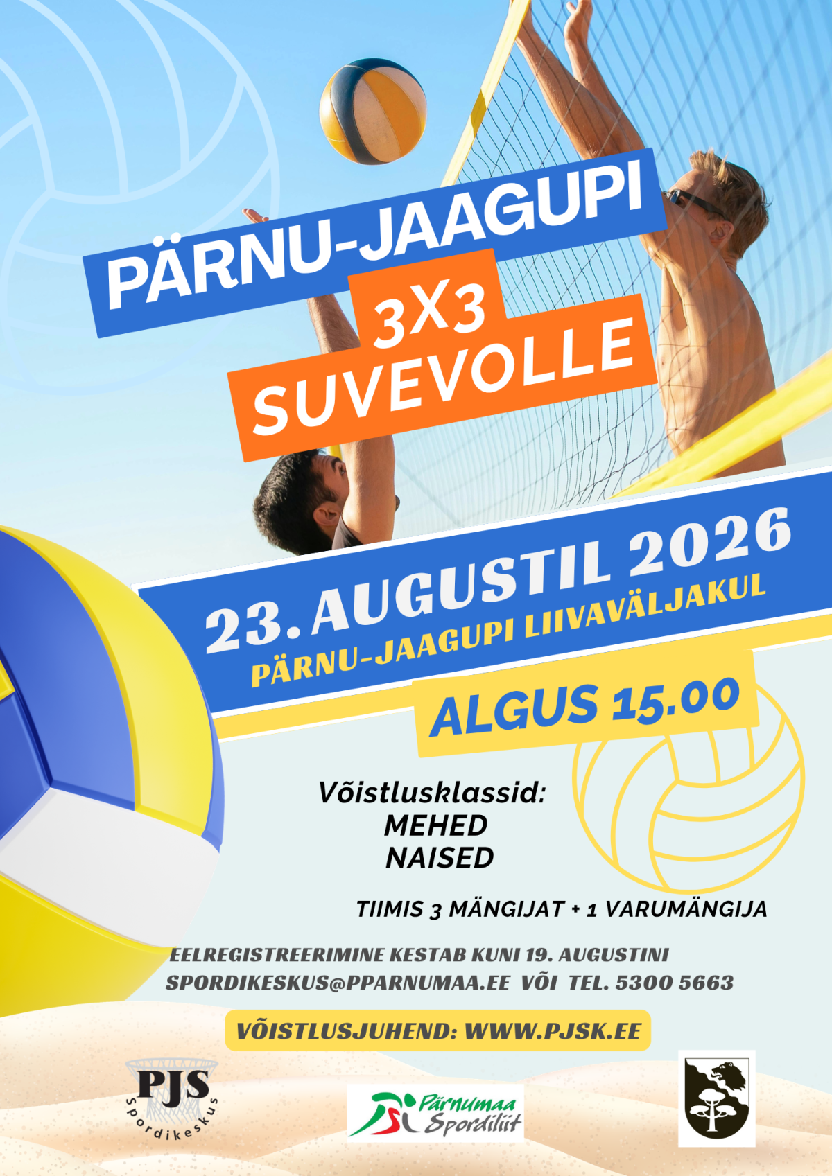 Pildil on Pärnu-Jaagupi suvevolle plakat.