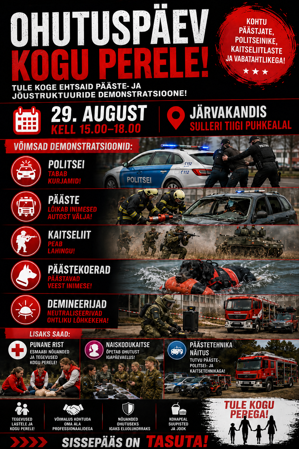 Pildil on Järvakandi ohutuspäeva plakat.