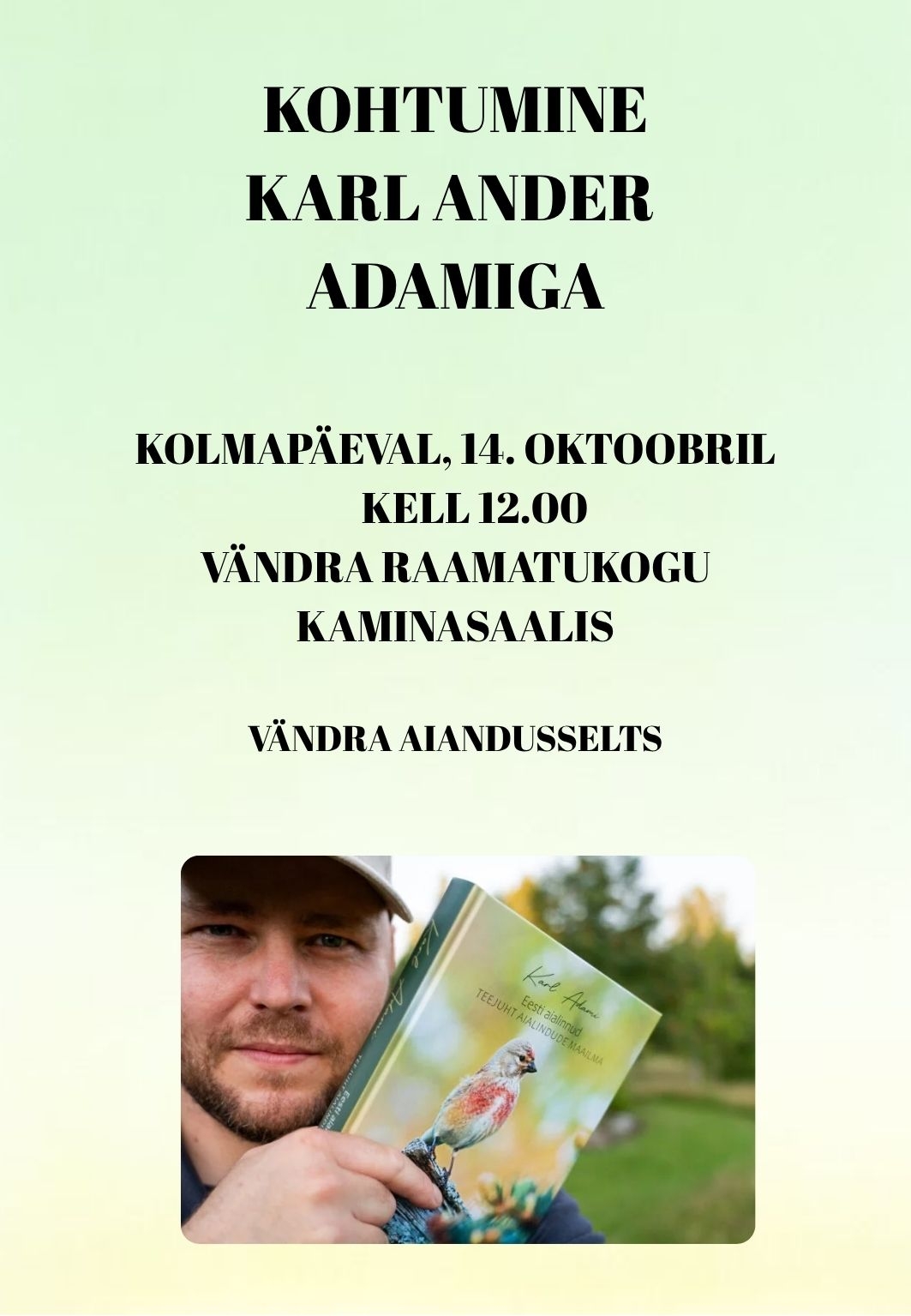 Pildil on ürituse plakat.
