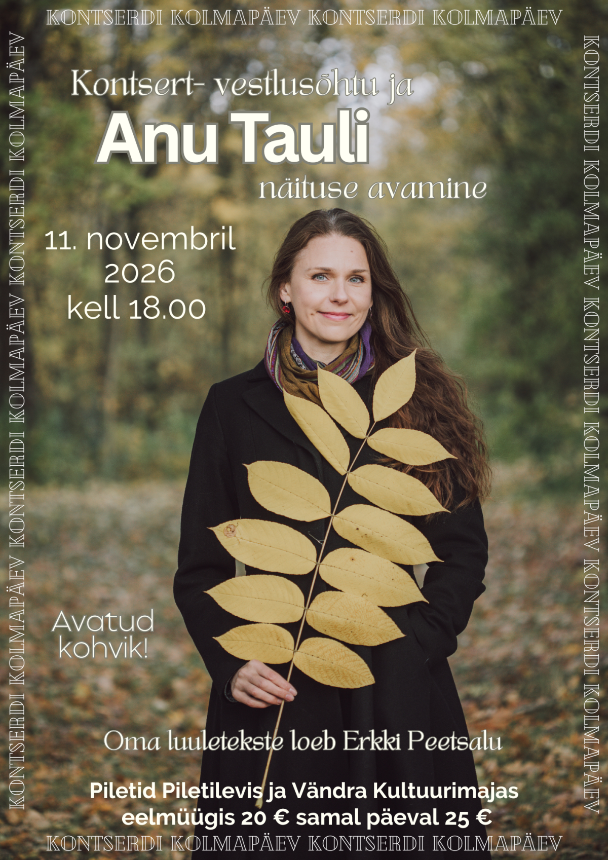 Pildil on ürituse plakat.