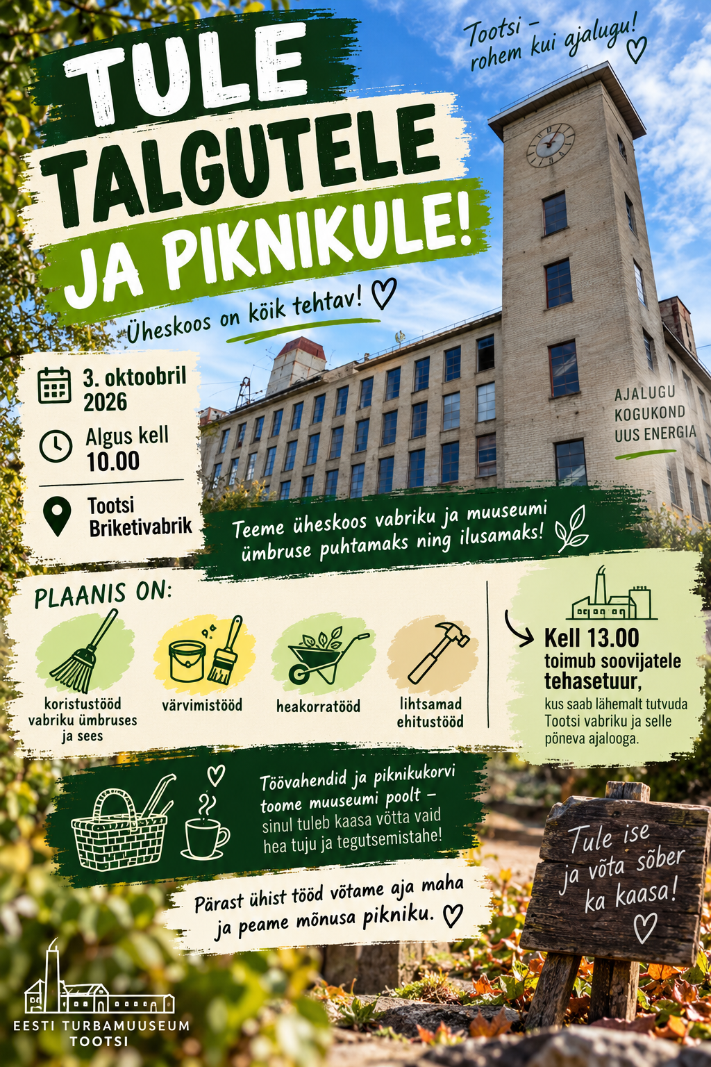 Pildil on ürituse plakat.