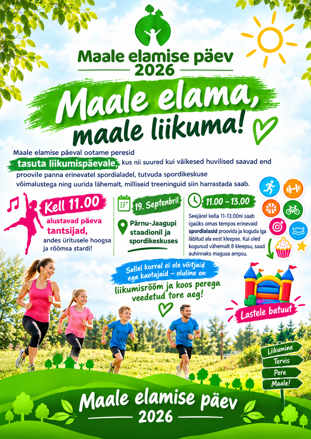 Pildil on ürituse plakat.