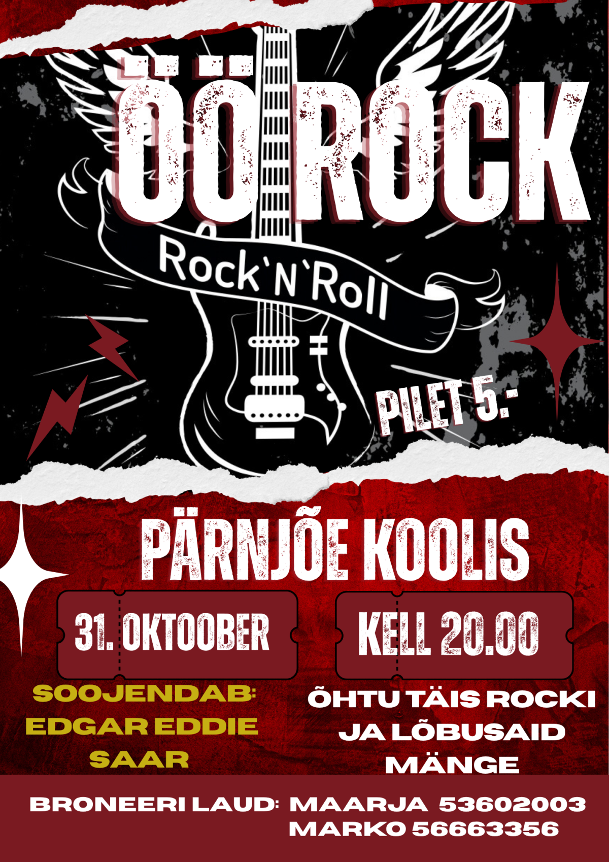 Pildil on ürituse plakat.