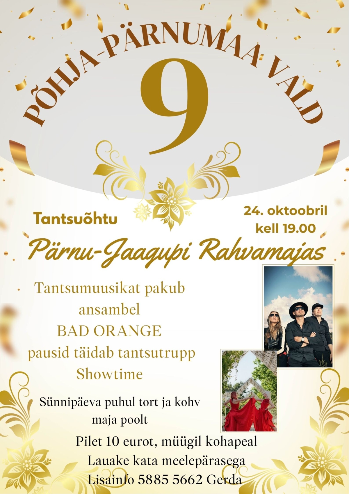 Pildil on ürituse plakat.