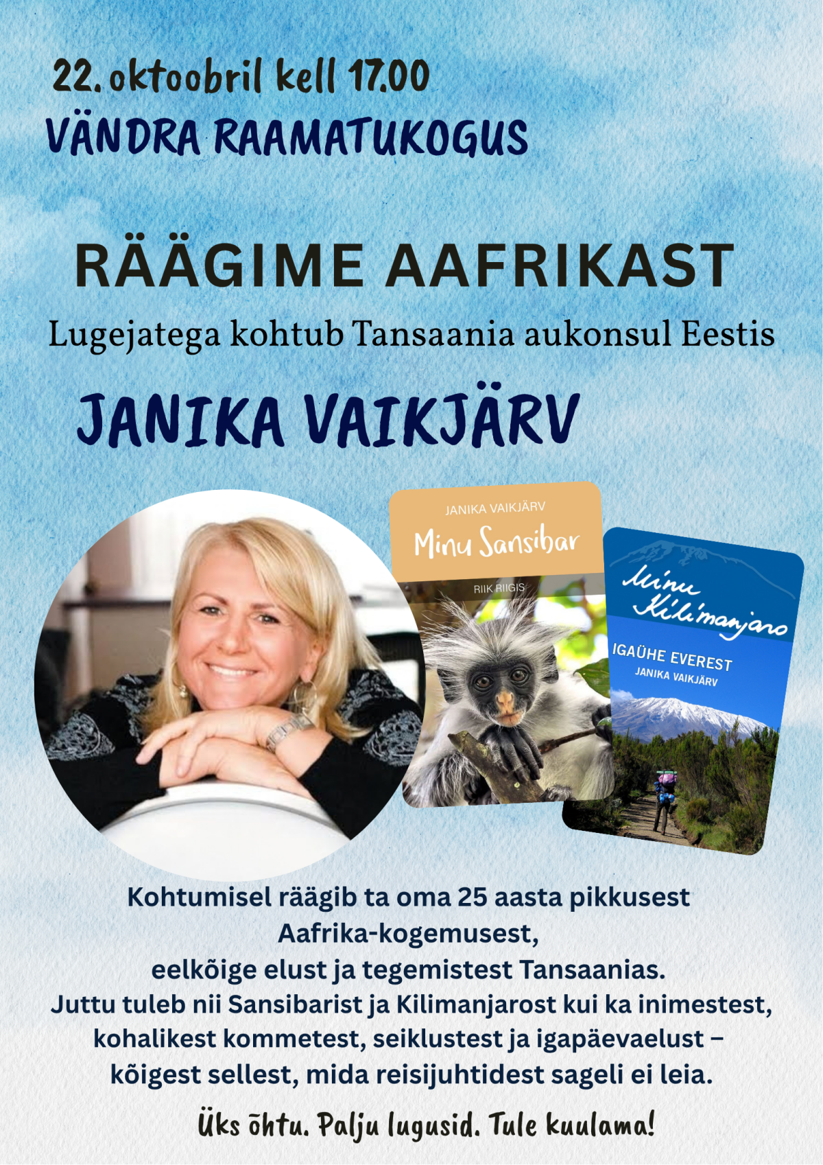 Pildil on ürituse plakat.