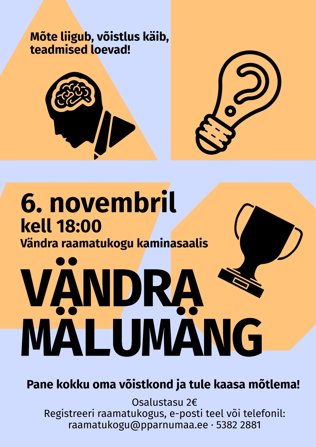 Pildil on ürituse plakat.