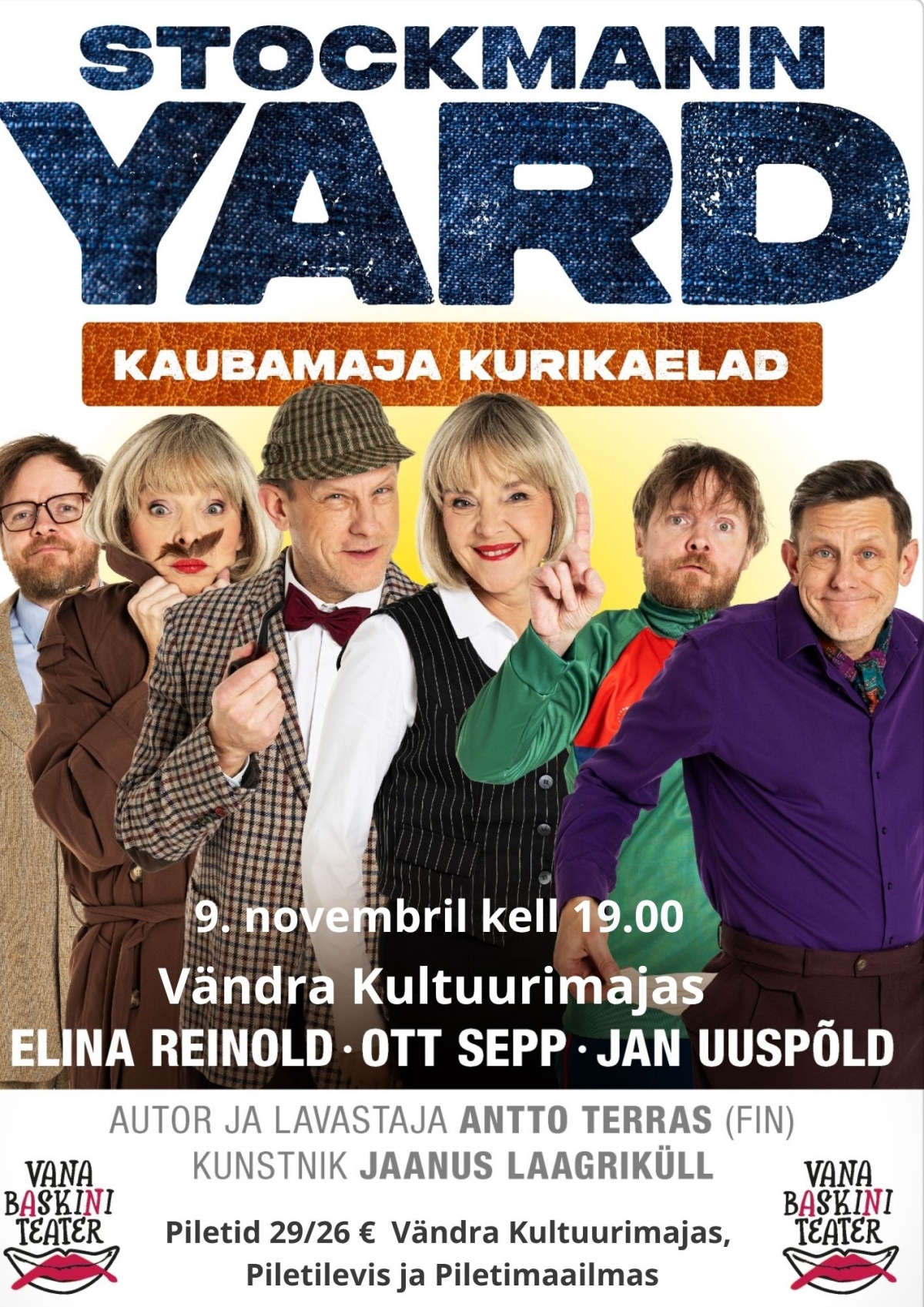 Pildil on etenduse plakat.