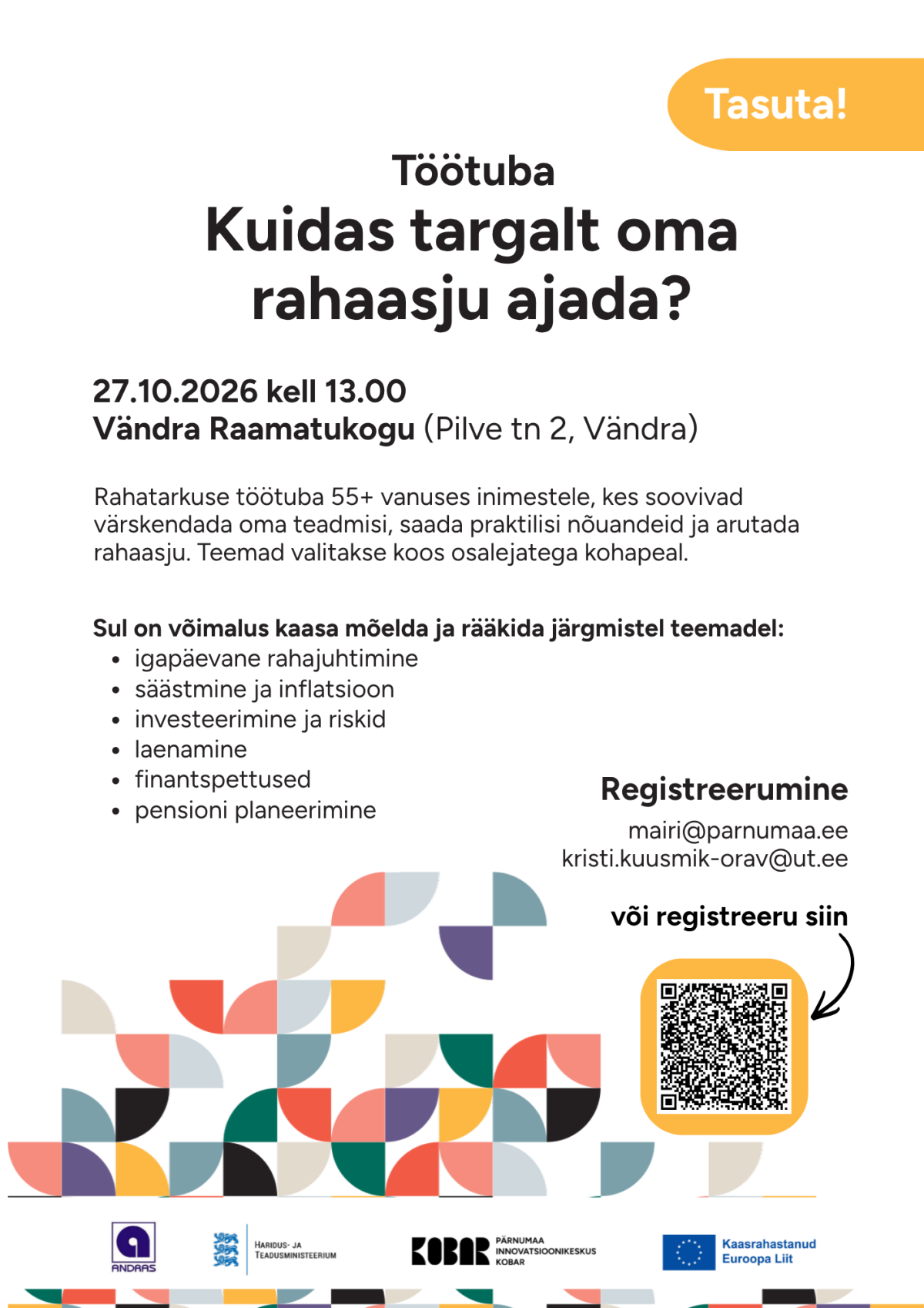 Pildil on ürituse plakat.